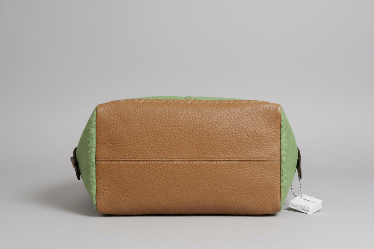 Coach Handbag Brown and Green
