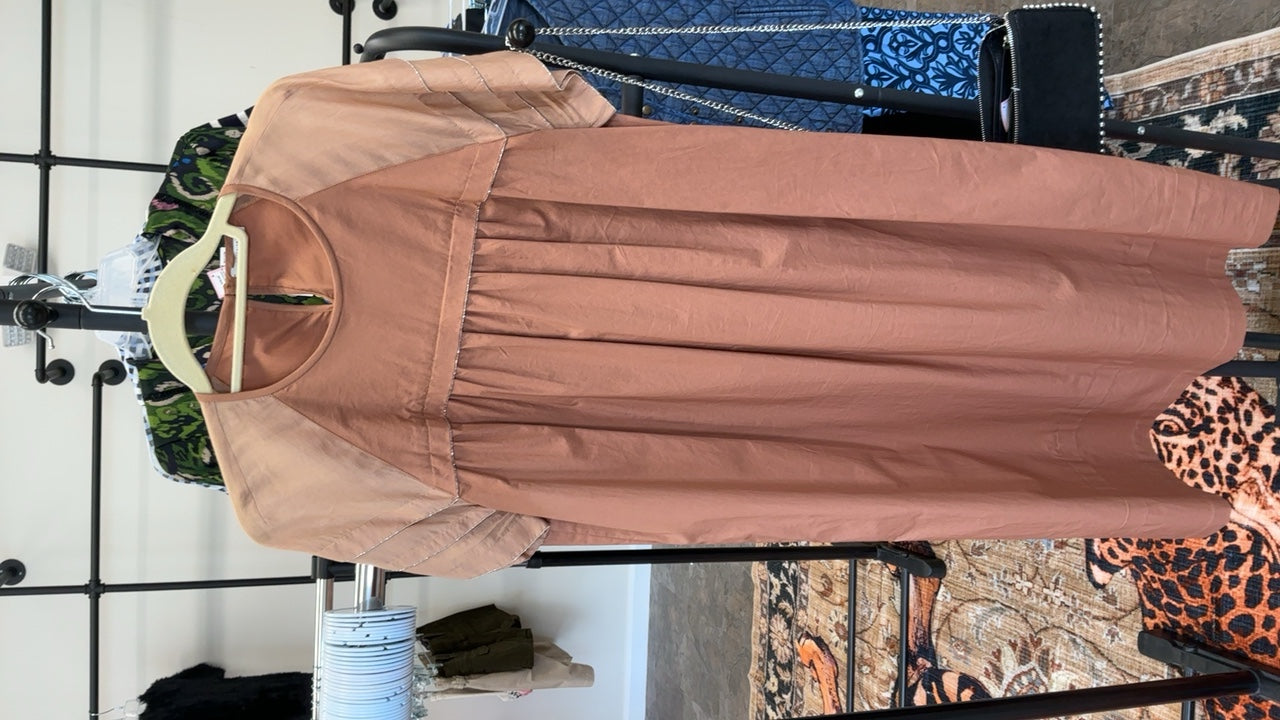 Peserico Dress 10 Pinkish-beige