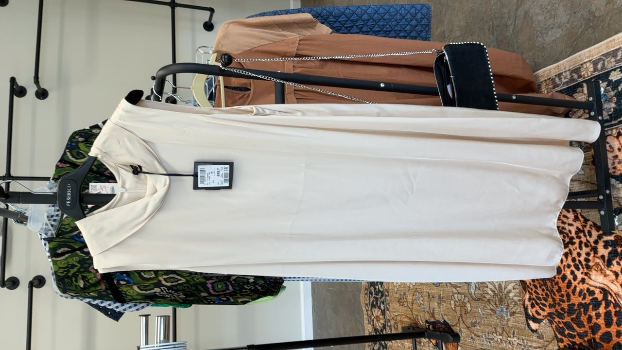 Peserico Dress Size 10 Cream NWT R $655