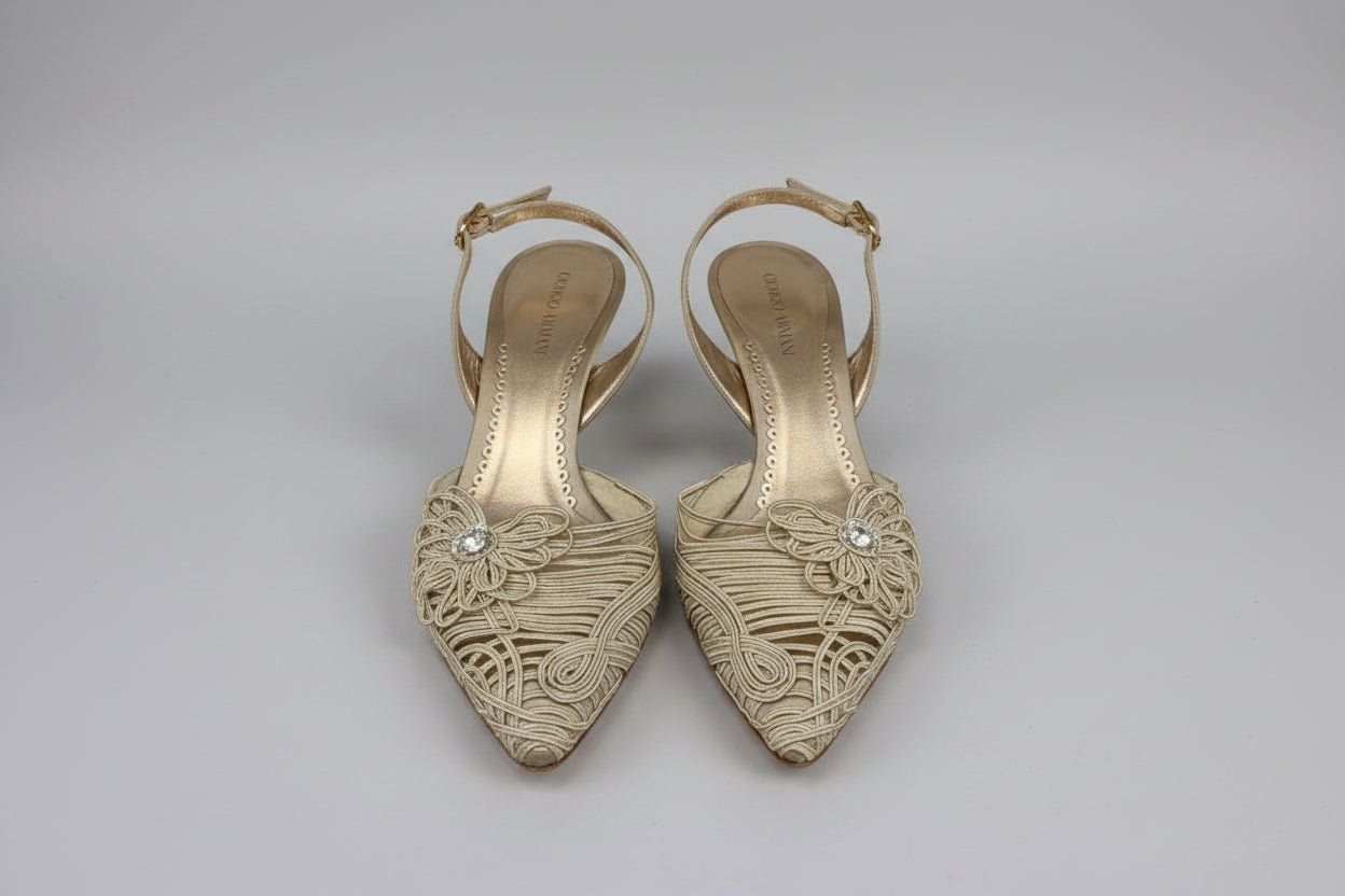 Giorgio Armani Shoes 5.5 Beige