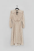 Maje Dress S Cream with multicolor pattern
