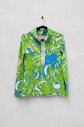 Lilly Pulitzer Half-Zip XS Neon Multi