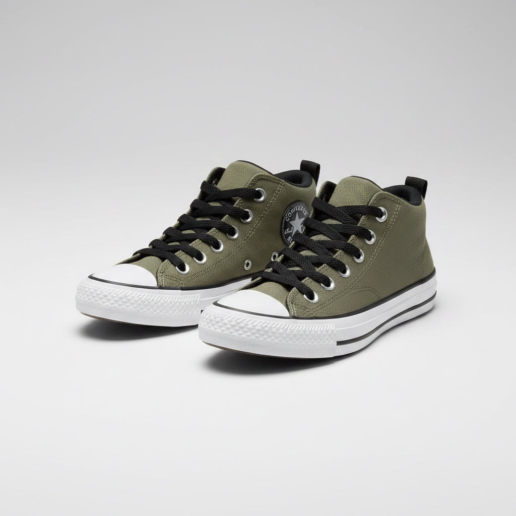 Converse Shoes kids 5 Olive green and white