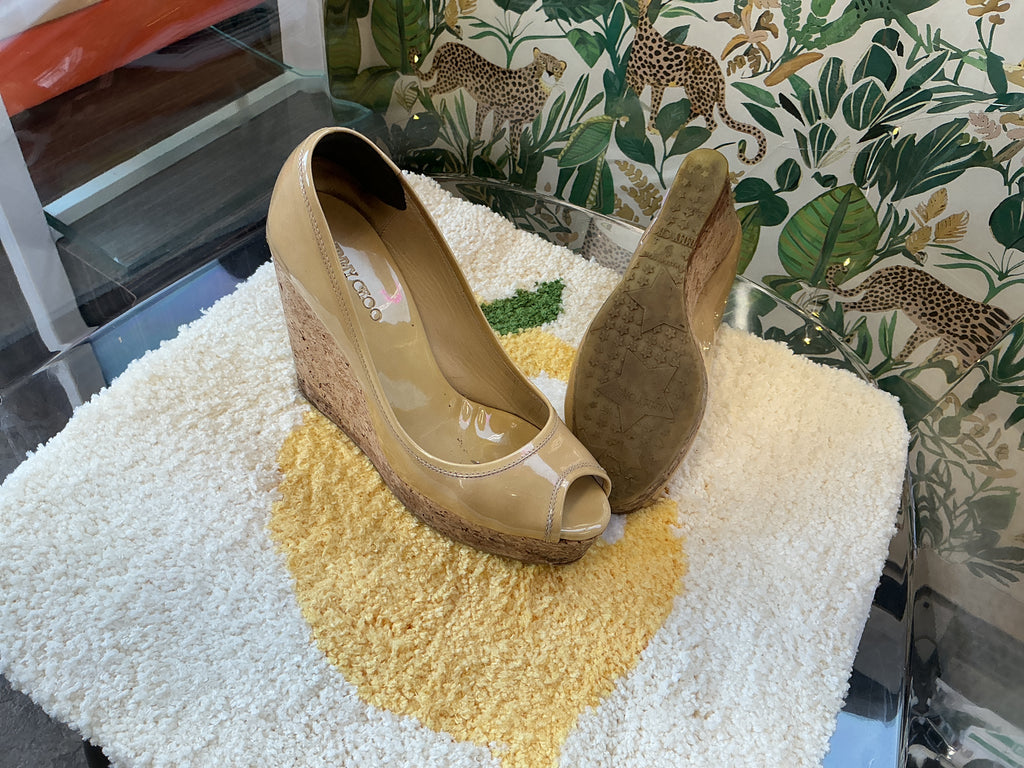 Jimmy Choo Shoes 7 Beige