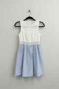 Lilly Pulitzer Dress 00 White and Blue stripes