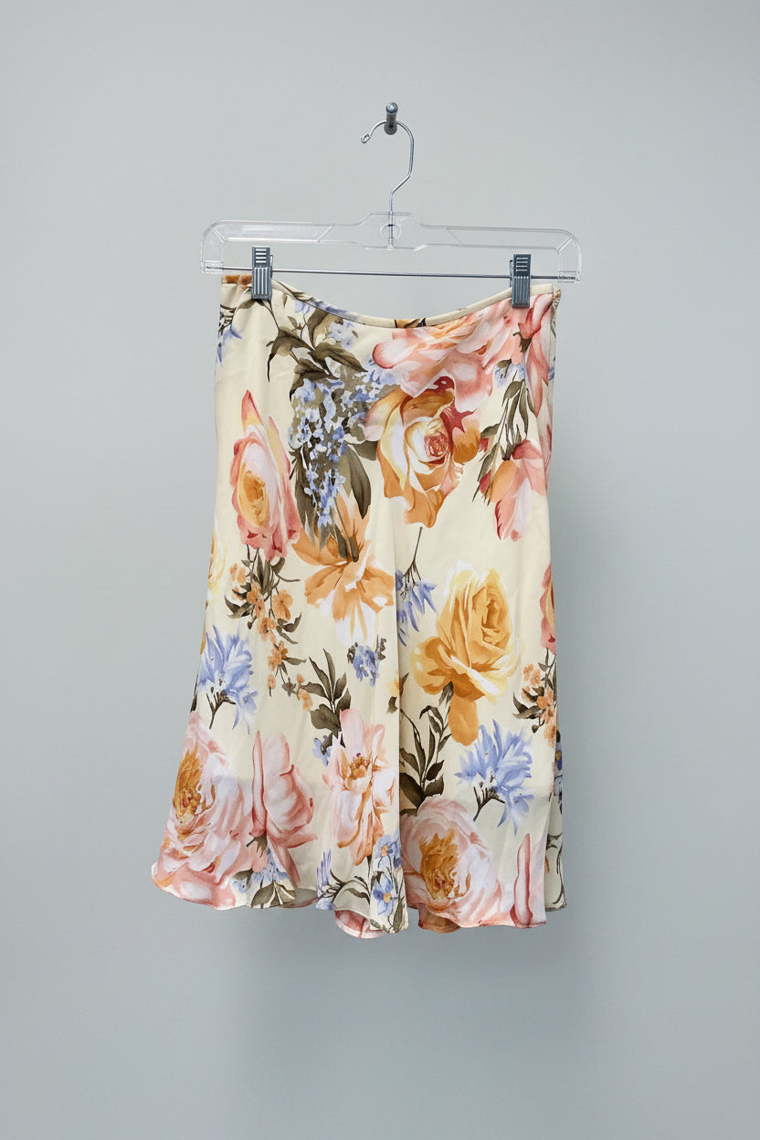 ELLEN Tracy Skirt Cream, Pink, Yellow, Blue, Green