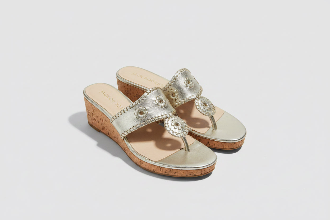 Jack Rogers Shoes 9.5 Gold