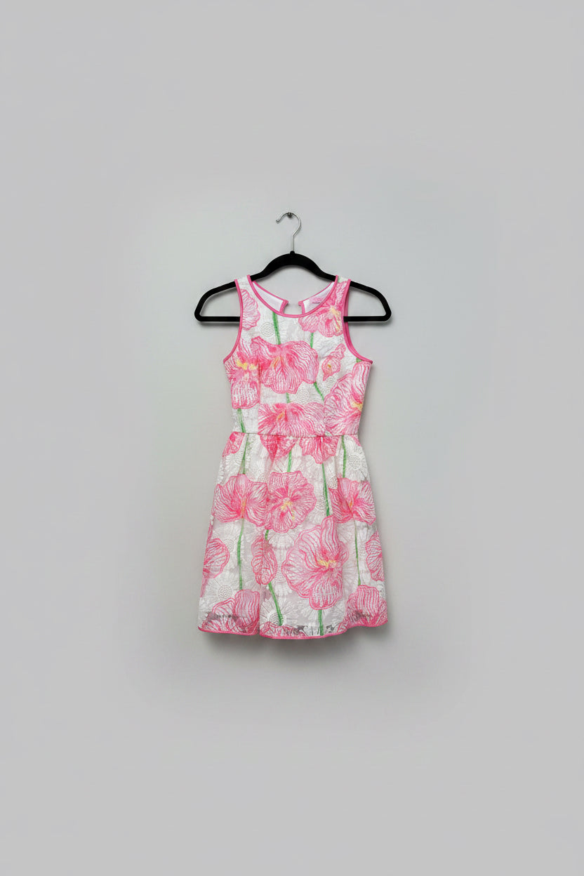 Lilly Pulitzer Dress 00 Pink and White