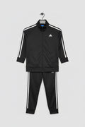 Adidas Tracksuit boys 7 Black and White NWT