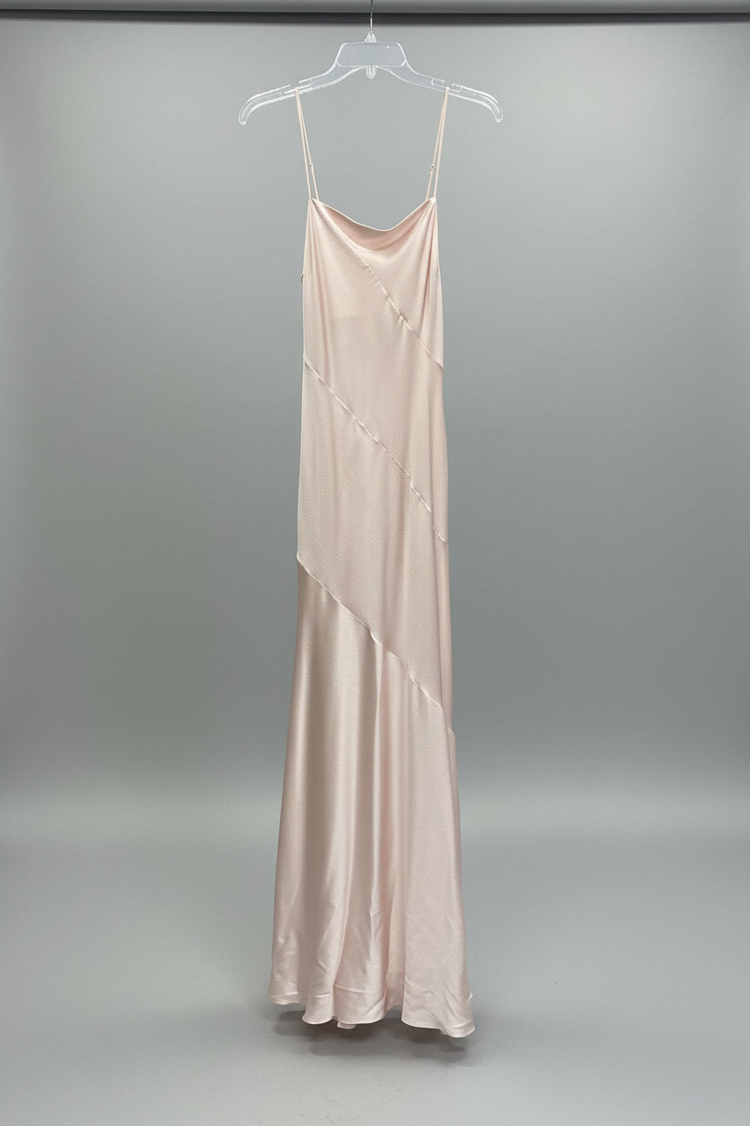 Love Shack Fancy  Silk Dress 12 light pink NWT retail $675