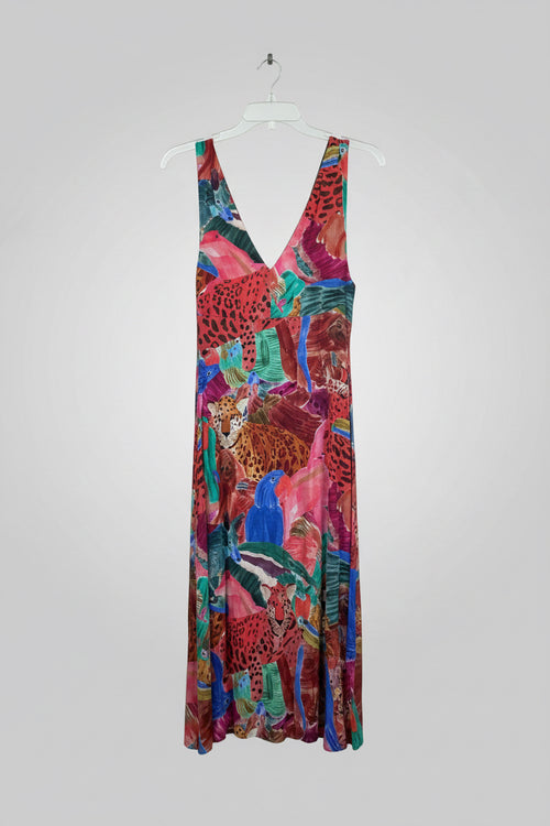 Farm Rio Dress XS Multicolor Animal